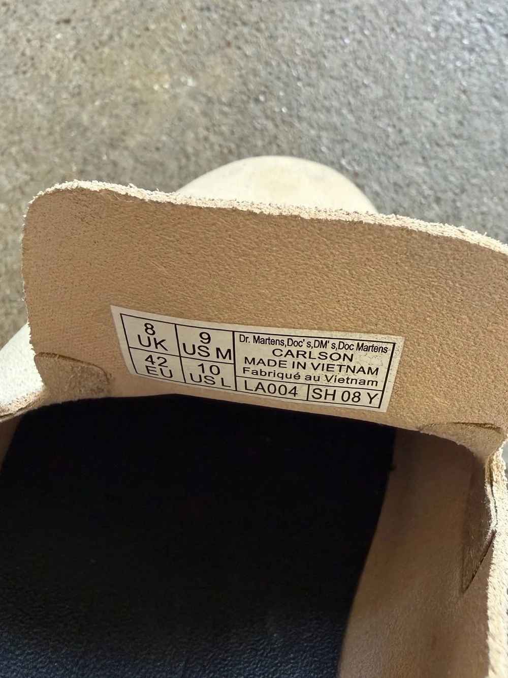 Dr. Martens questions please